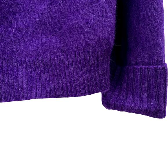 NWT Lord & Taylor Purple 100% Cashmere Pullover Sweater Size M - Picture 6 of 11